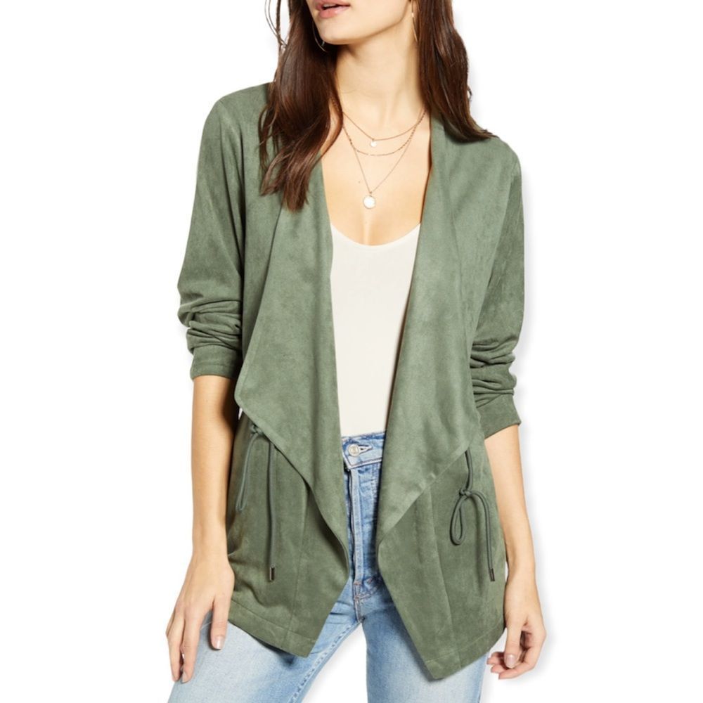 Blank NYC Olive Green Women's Jacket